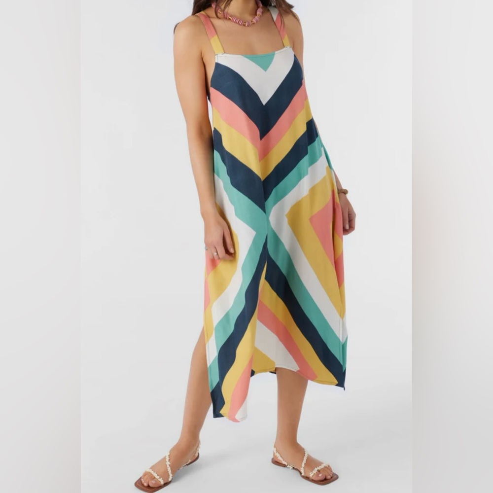 O'Neill Multicolor Chevron Maxi Dress
